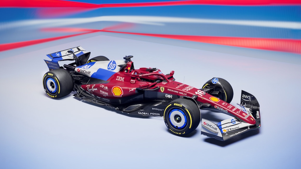 Scuderia Ferrari og HP præsenterer ny Formel 1-bemaling ved Miami Grand Prix
(Foto: Primetime)